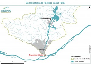 Localisation de l'écluse Saint-Félix